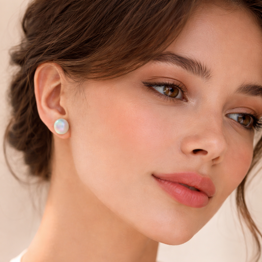 Classic Pearl Stud Earrings