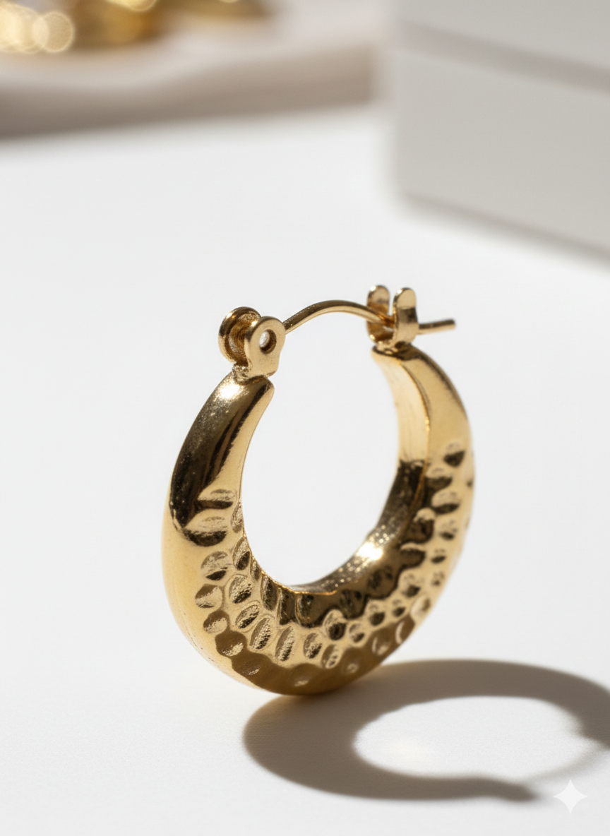 Aurea Halo Hoop Earrings