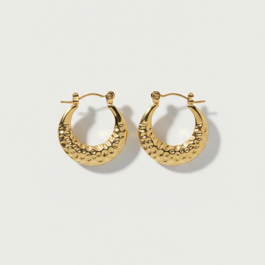 Aurea Halo Hoop Earrings