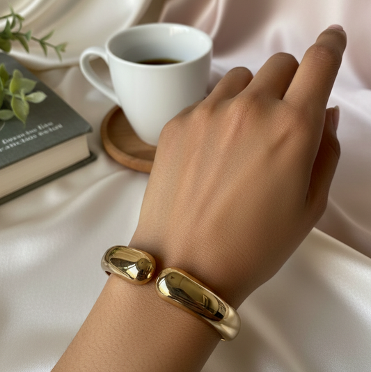 Aurora C-Shaped Cuff Bracelet