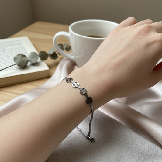 Tree of Life Charm Bracelet – Stainless Steel