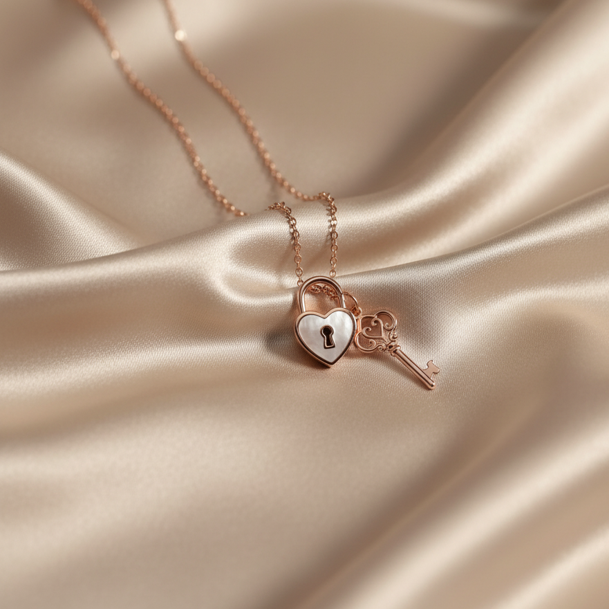 Heartbound Lock Necklace