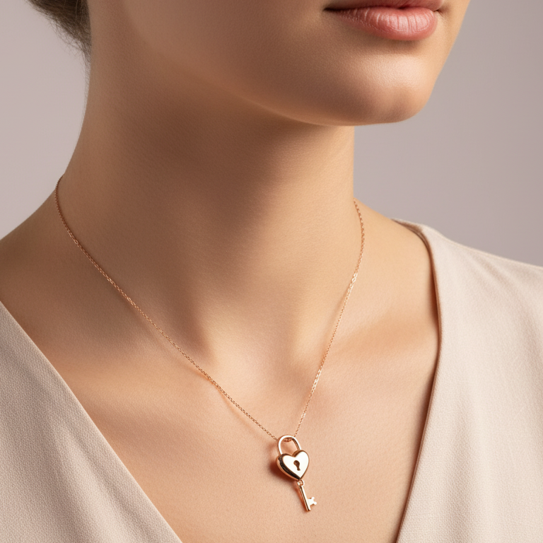 Heartbound Lock Necklace