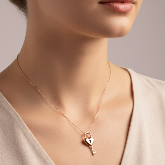 Heartbound Lock Necklace
