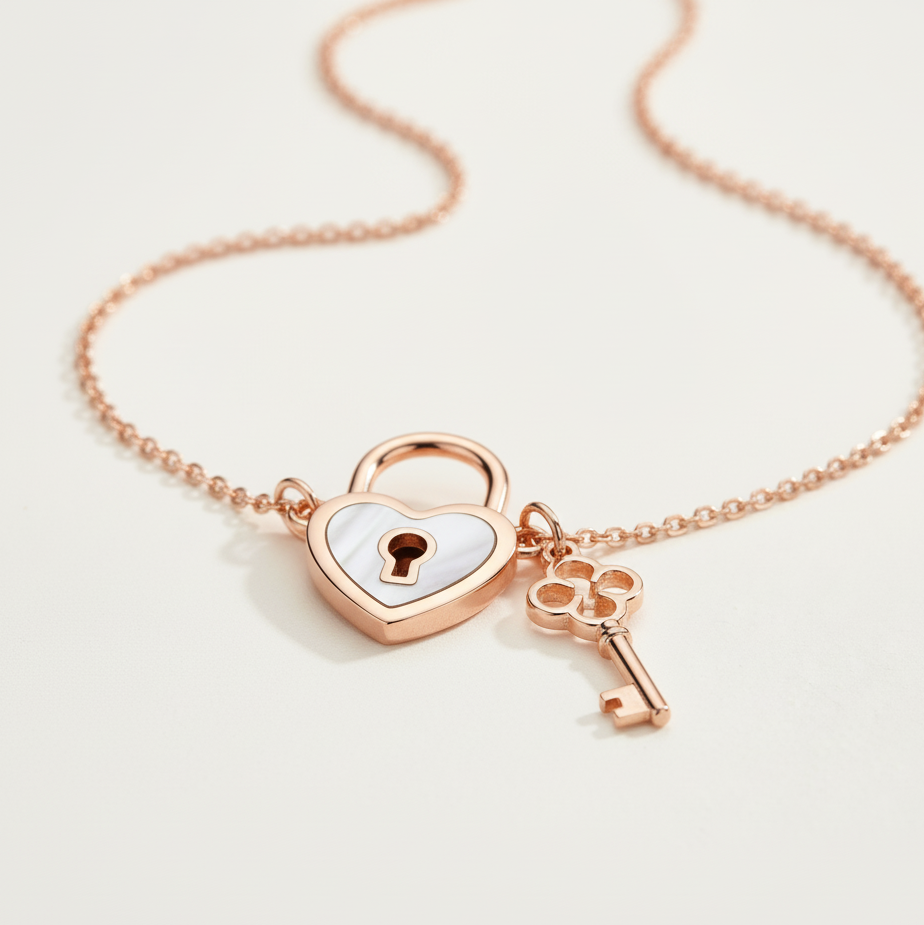 Heartbound Lock Necklace