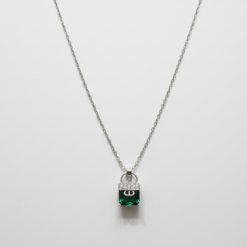 Emerald Poise Necklace