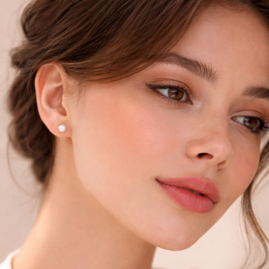 Classic Pearl Stud Earrings