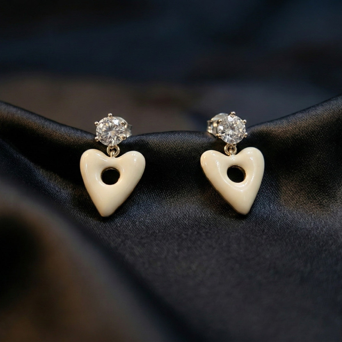 Luna Glow Heart Drops Earrings