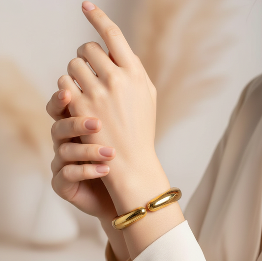 Aurora C-Shaped Cuff Bracelet