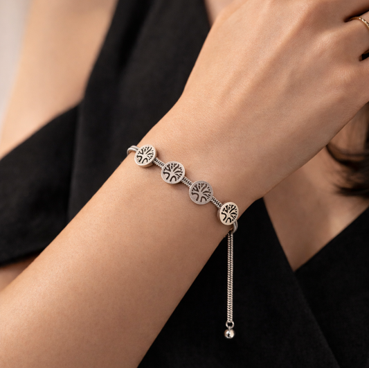 Tree of Life Charm Bracelet – Stainless Steel
